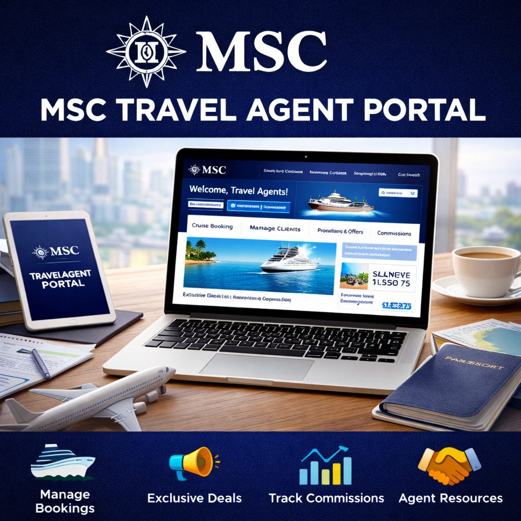 MSC Travel Agent Portal Login Guide & Benefits MSC travel agent portal