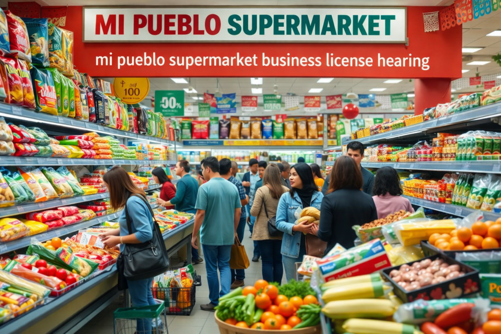 mi pueblo supermarket business license hearing