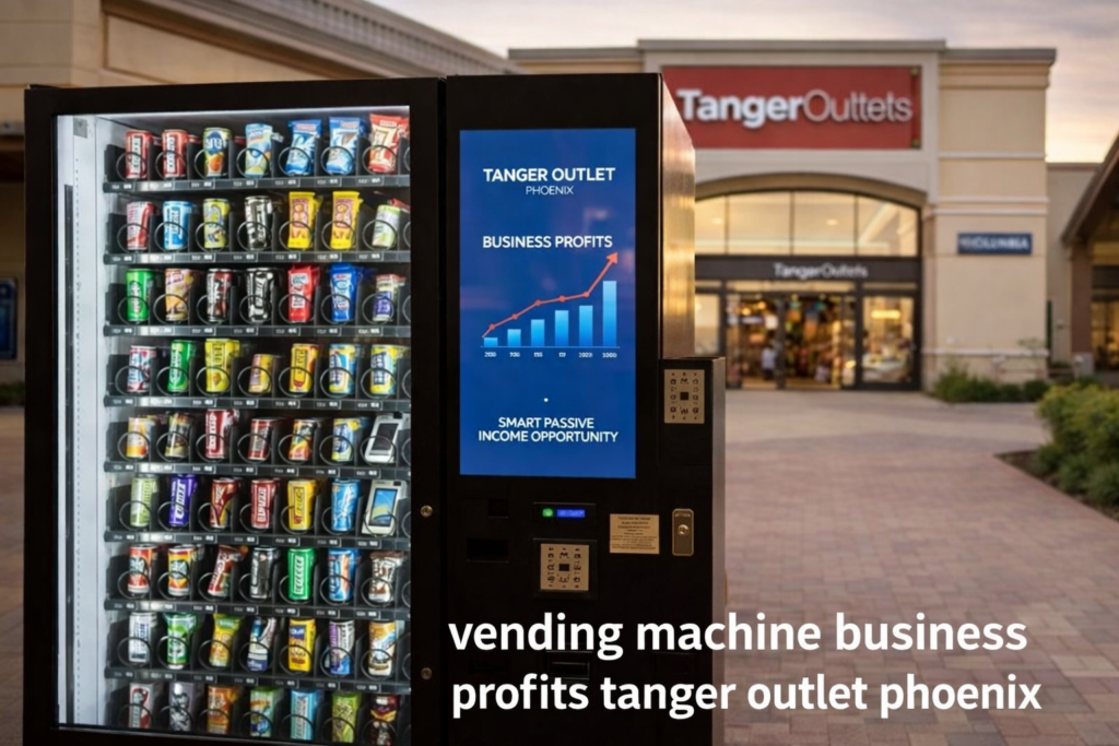 vending machine business profits at Tanger Outlet Phoenix